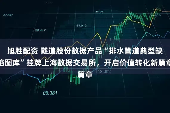 旭胜配资 隧道股份数据产品“排水管道典型缺陷图库”挂牌上海数据交易所，开启价值转化新篇章