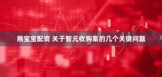 熊宝宝配资 关于智元收购案的几个关键问题